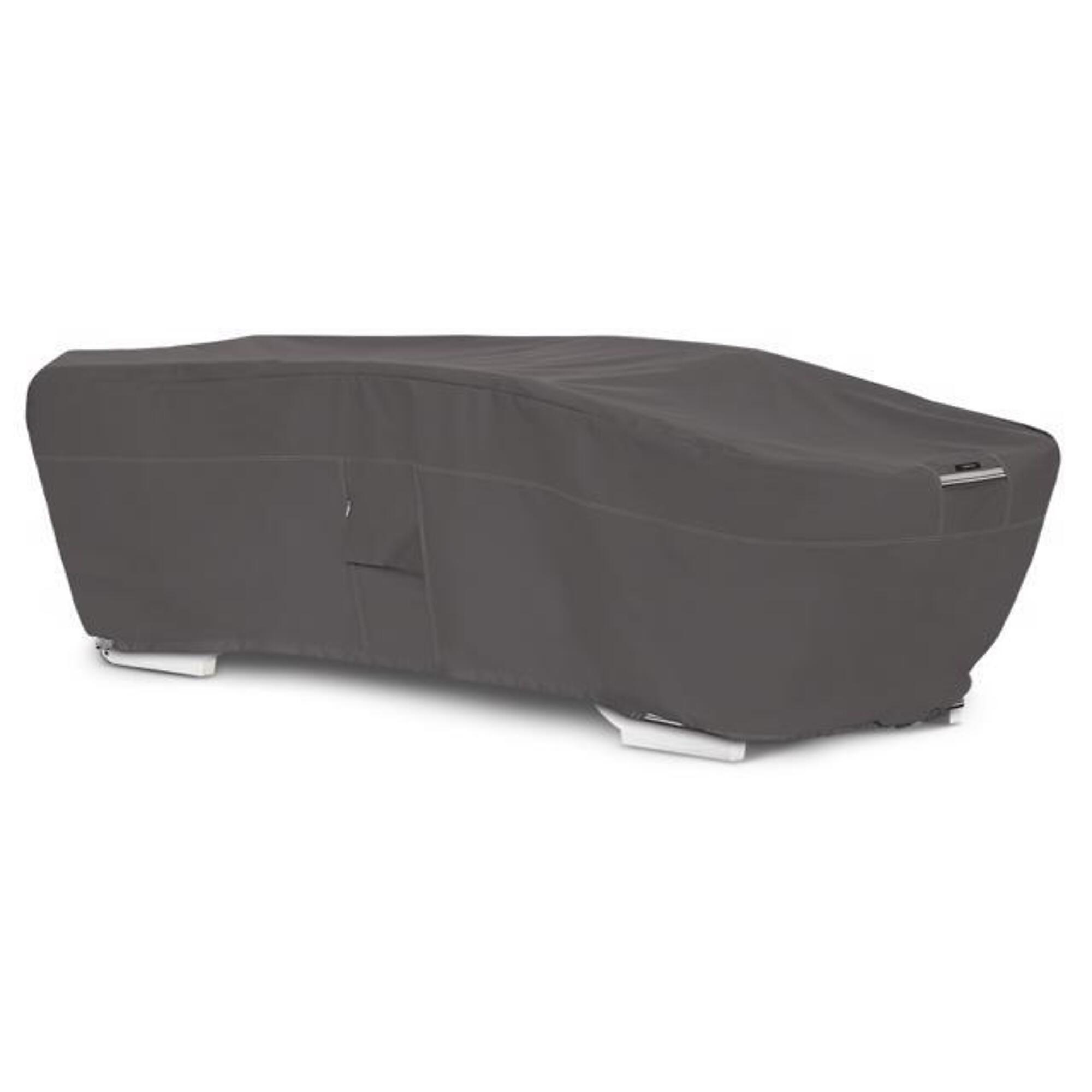 Classic Accessories Ravenna, Stackable Chaise Lounge Cover, Cover Type Chaise, Primary Color Brown, Primary Material Polyester, Model# 55-429-015101-EC